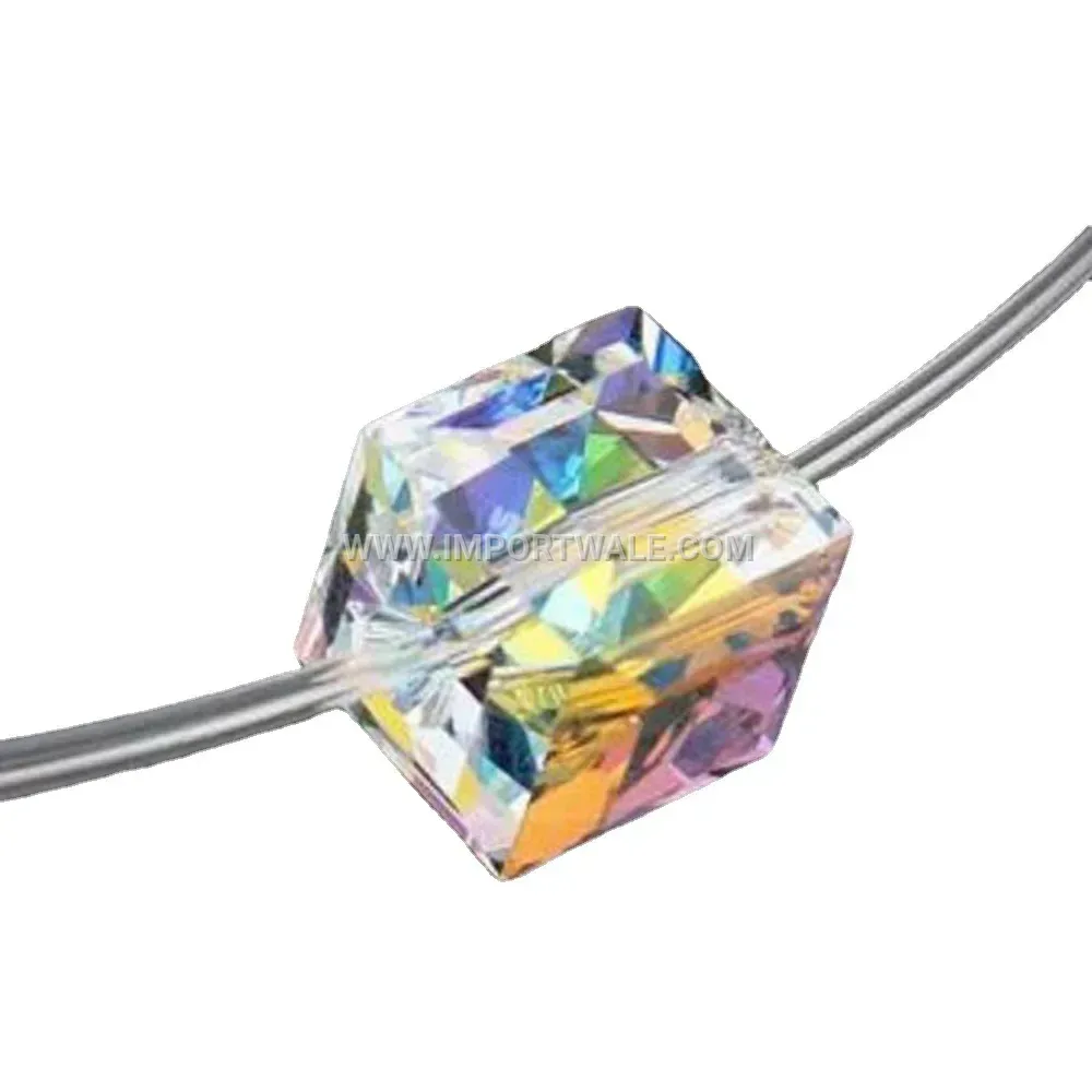 Sparkling Rhinestone Geometric Crystal Line Collar Necklace
