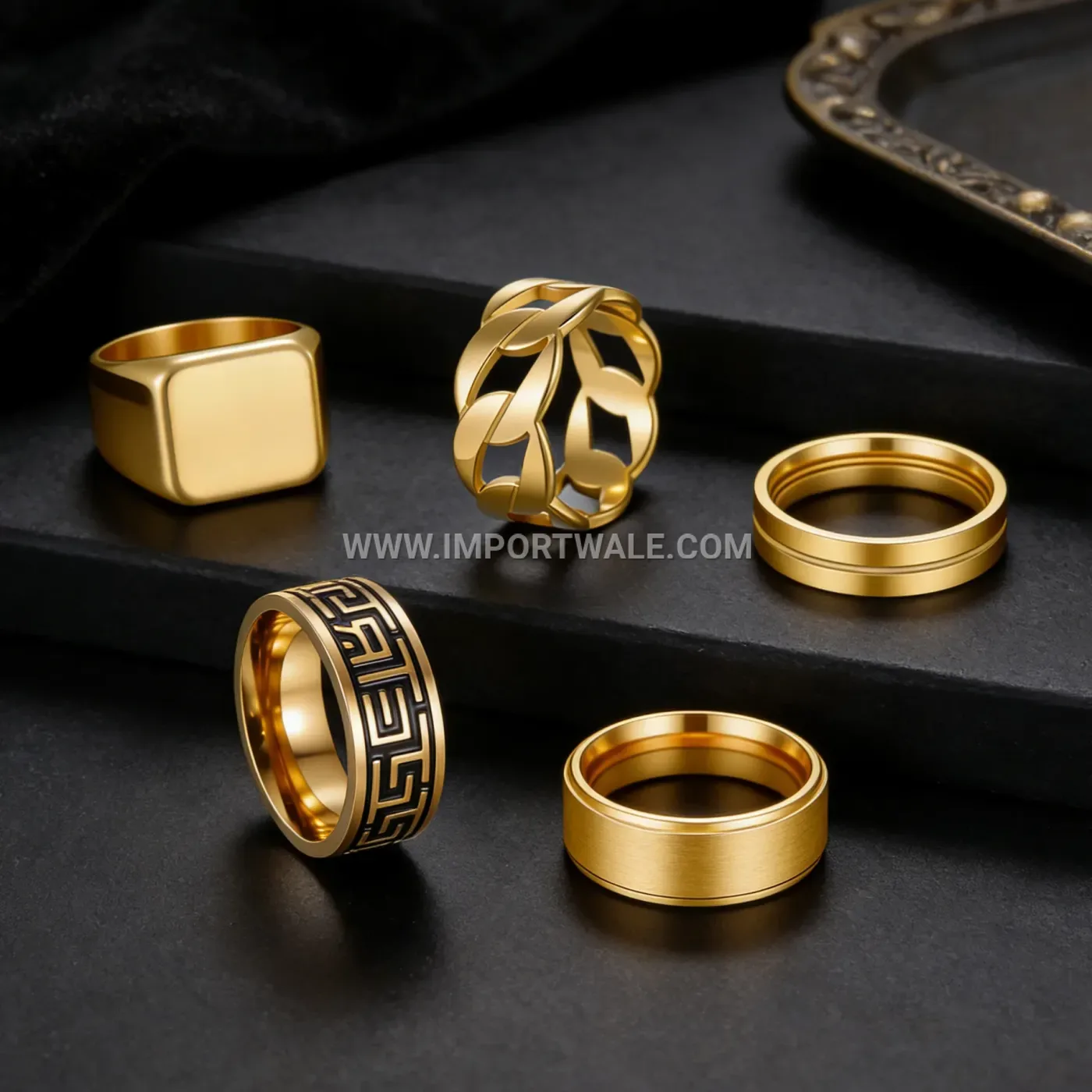 Minimalist Stainless Steel Stackable Ring Set