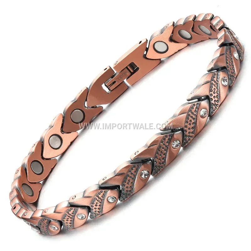 Titanium Steel Koi Fish Magnetic Energy Bracelet
