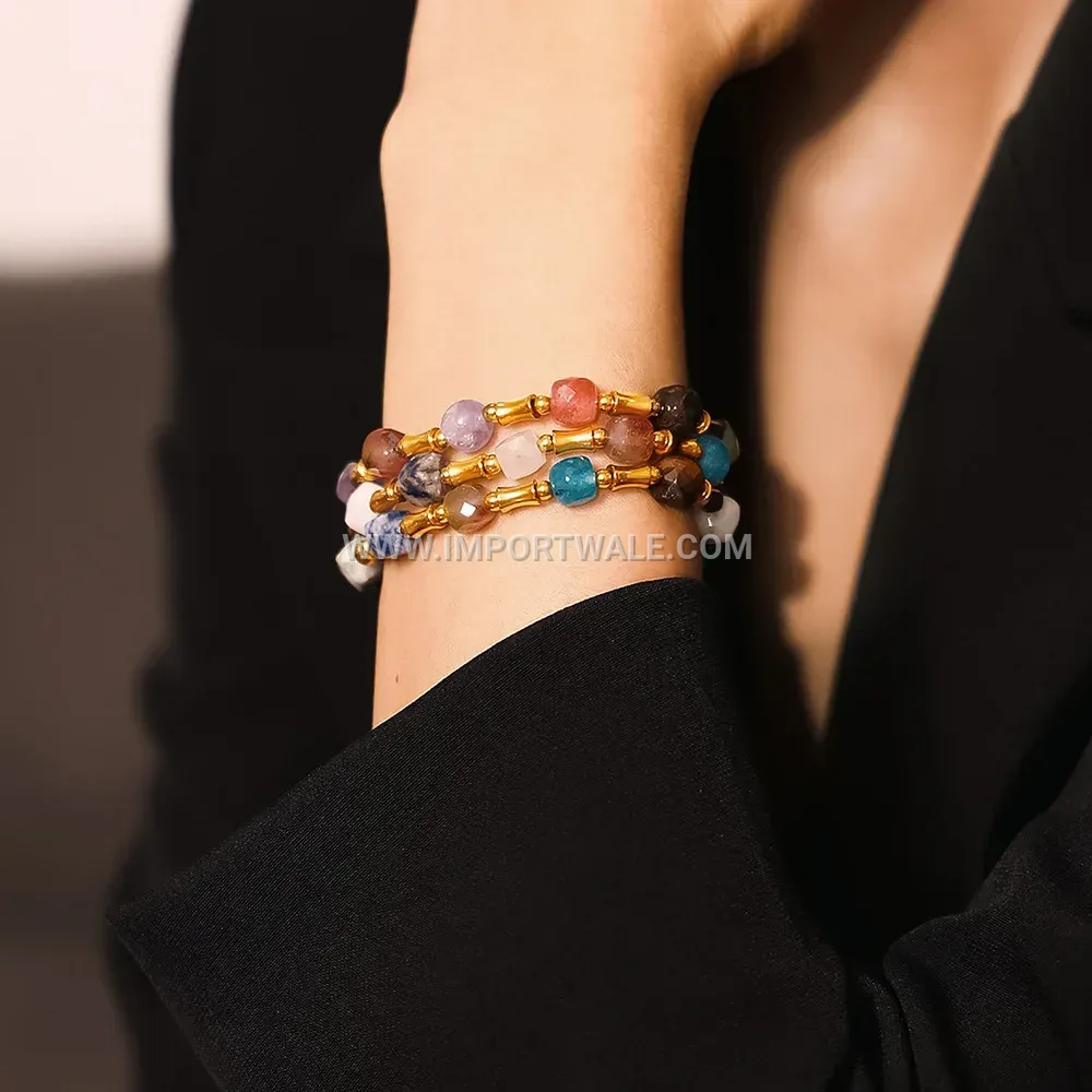 Leopard Print Leather Wrap Bracelet with Magnetic Ring Clasp