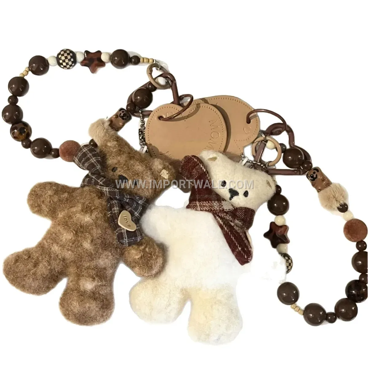 Plush Teddy Bear Keychain Bag Creative Key chains