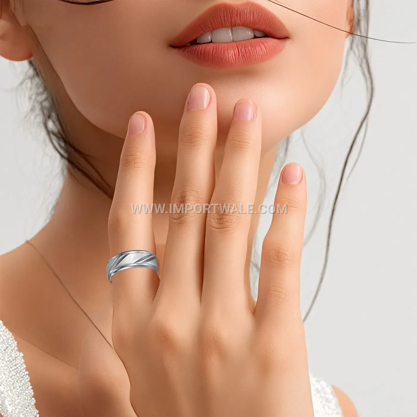 Minimalist Polished Stainless Steel Stacking Ring Set