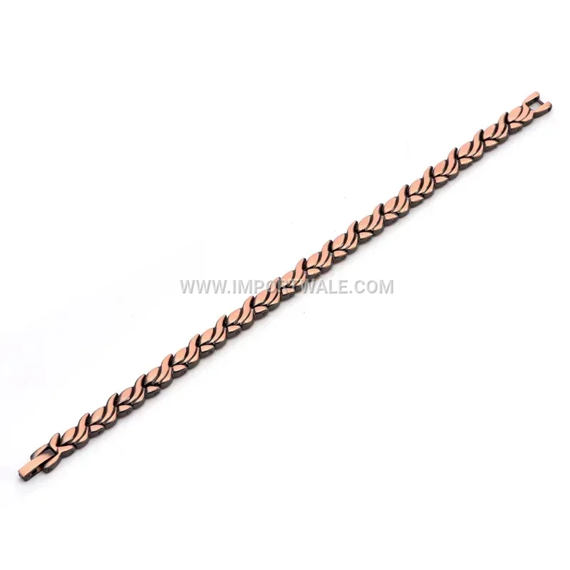 Vintage Pure Copper Swallow Magnetic Link Bracelet