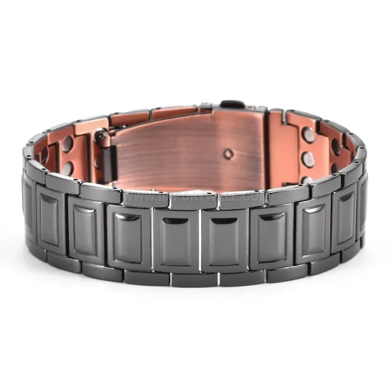 Chic Vintage Wide Copper Magnetic Therapy Bracelet