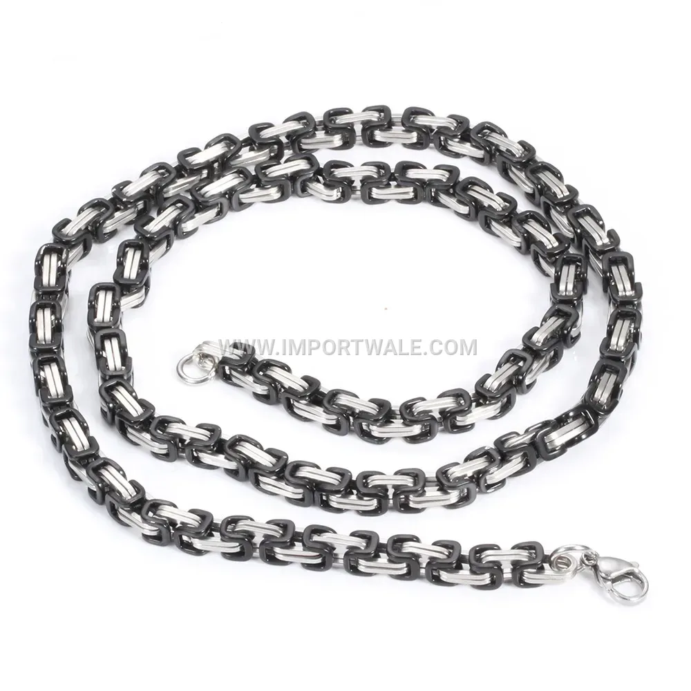 Men's Premium Stainless Steel Paperclip Link Chain Necklace