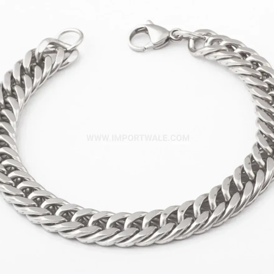 Vintage Streetwear Cuban Chain Titanium Steel Bracelet