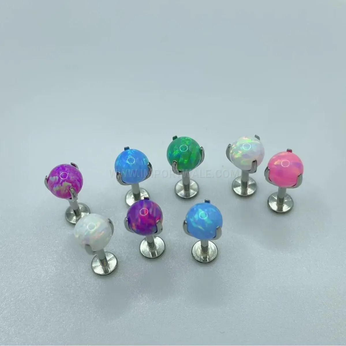 Designer F136 Titanium Opal Constellation Labret Piercing Earring
