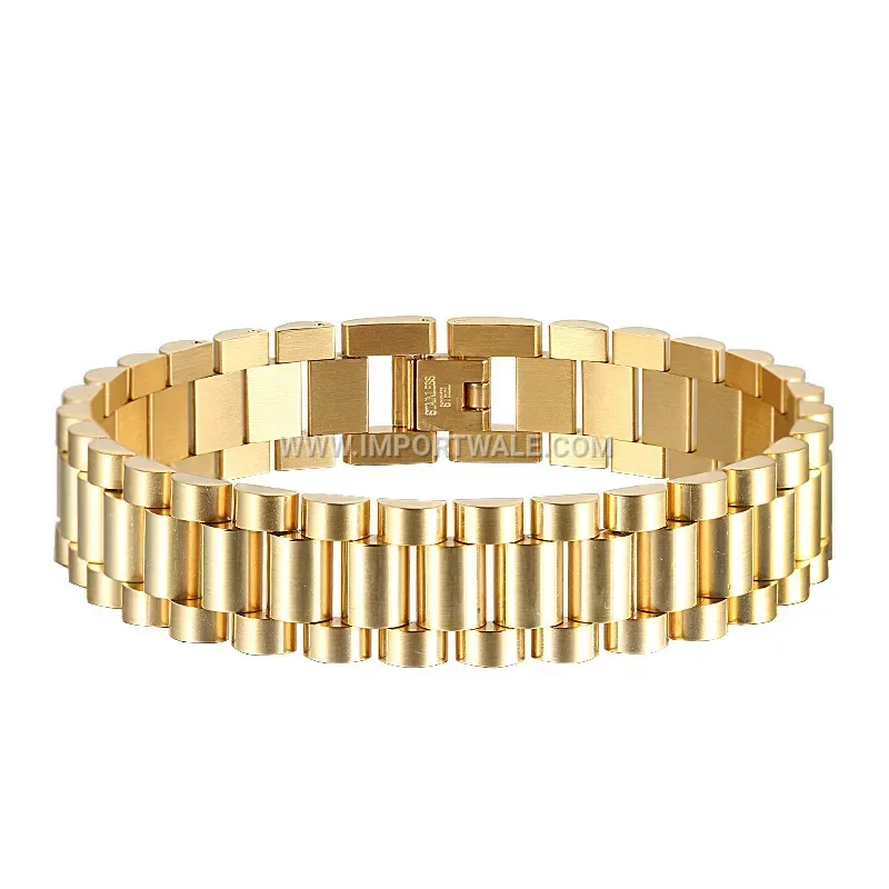Sleek Minimalist Watch Band Style Titanium Steel Bracelet