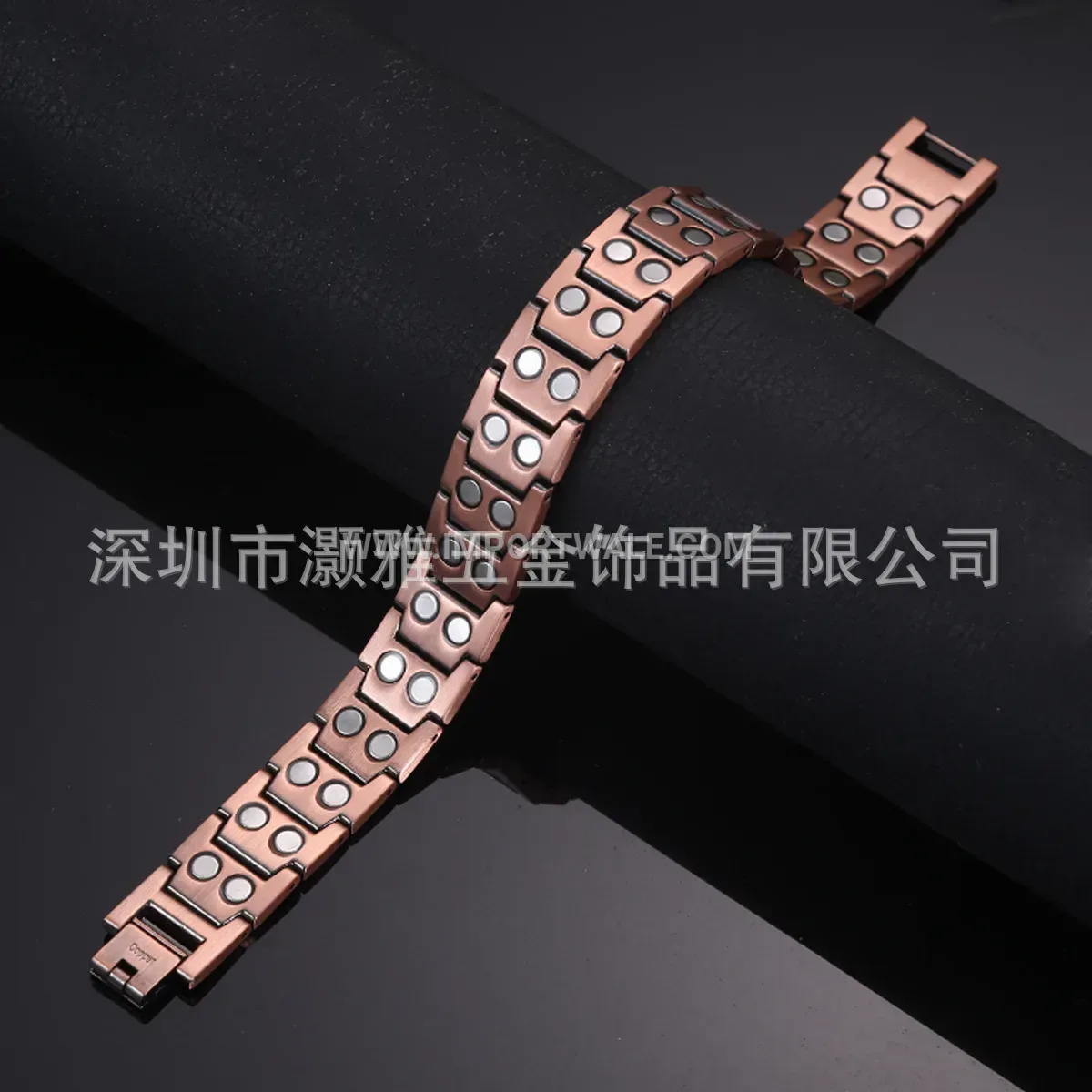 Vintage Pure Copper Magnetic Bracelet with Adjustable Pattern