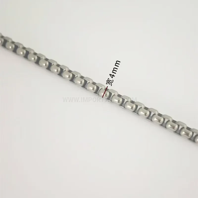 Modern Polished Alloy Box Chain Component Collar Necklace