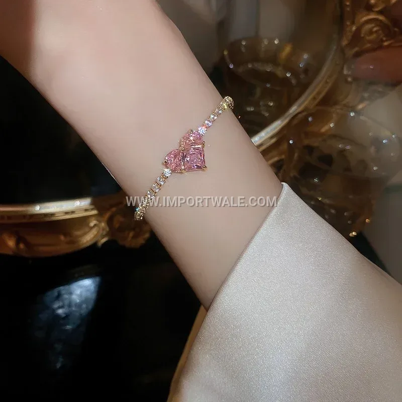 Multi Strand Leather Chain Wrap Bracelet with Magnetic Clasp
