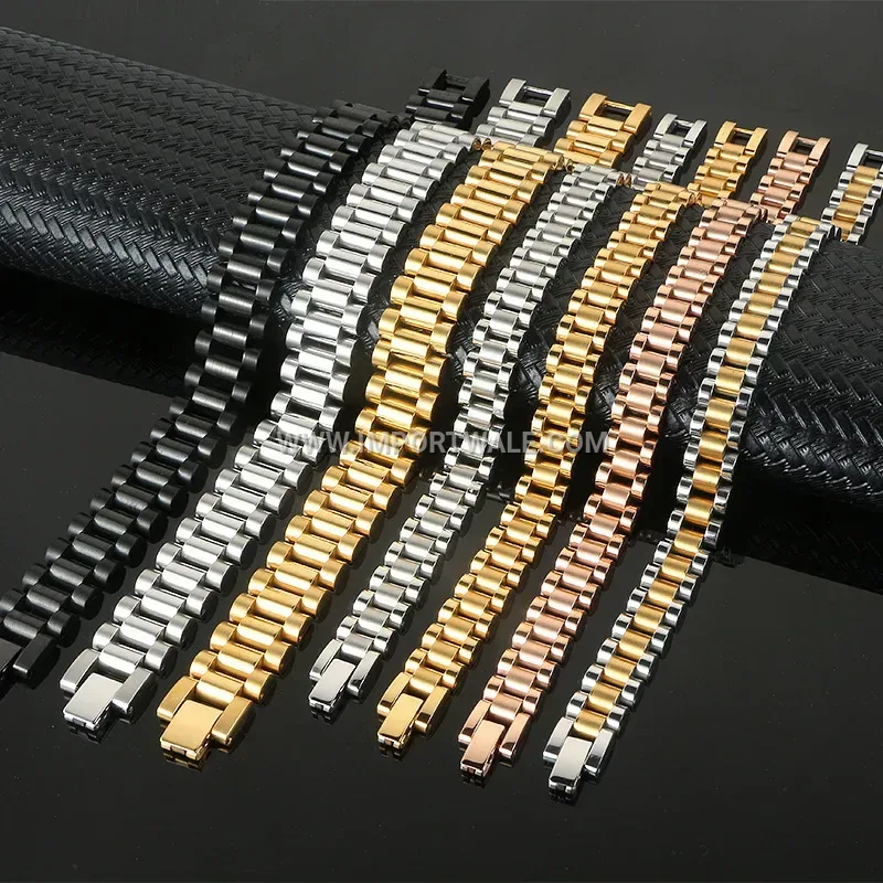 Sleek Minimalist Watch Band Style Titanium Steel Bracelet