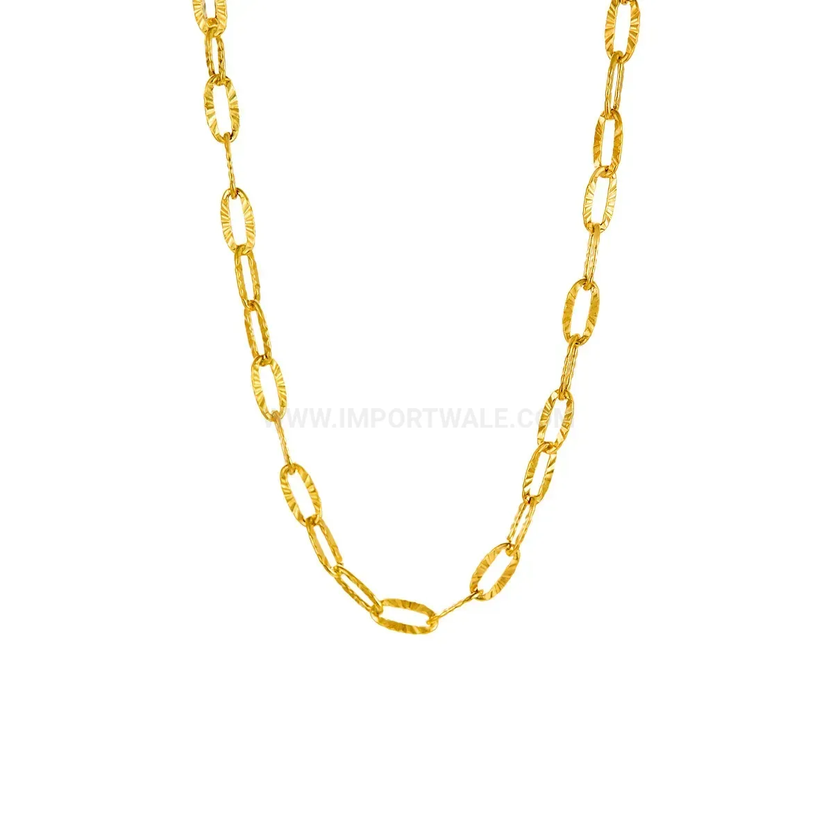 Minimalist Textured Chain Stainless Steel Jewelry Set