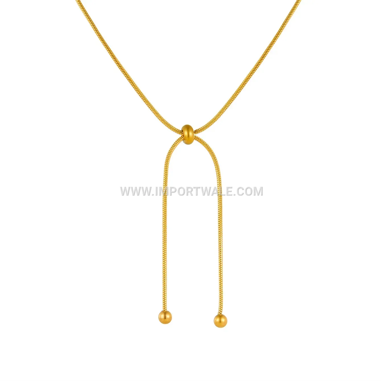 Sleek Adjustable Titanium Steel Snake Chain Anklet