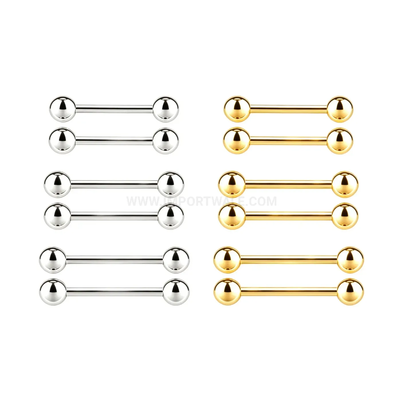 Modern Stainless Steel L Shaped Nose Stud and Hoop Piercing Set