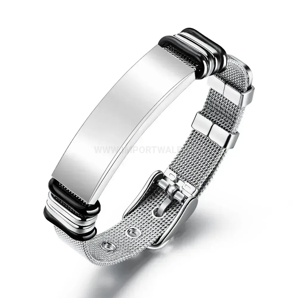 Classic Minimalist Braided Leather Bracelet with Stainless Steel Clasp