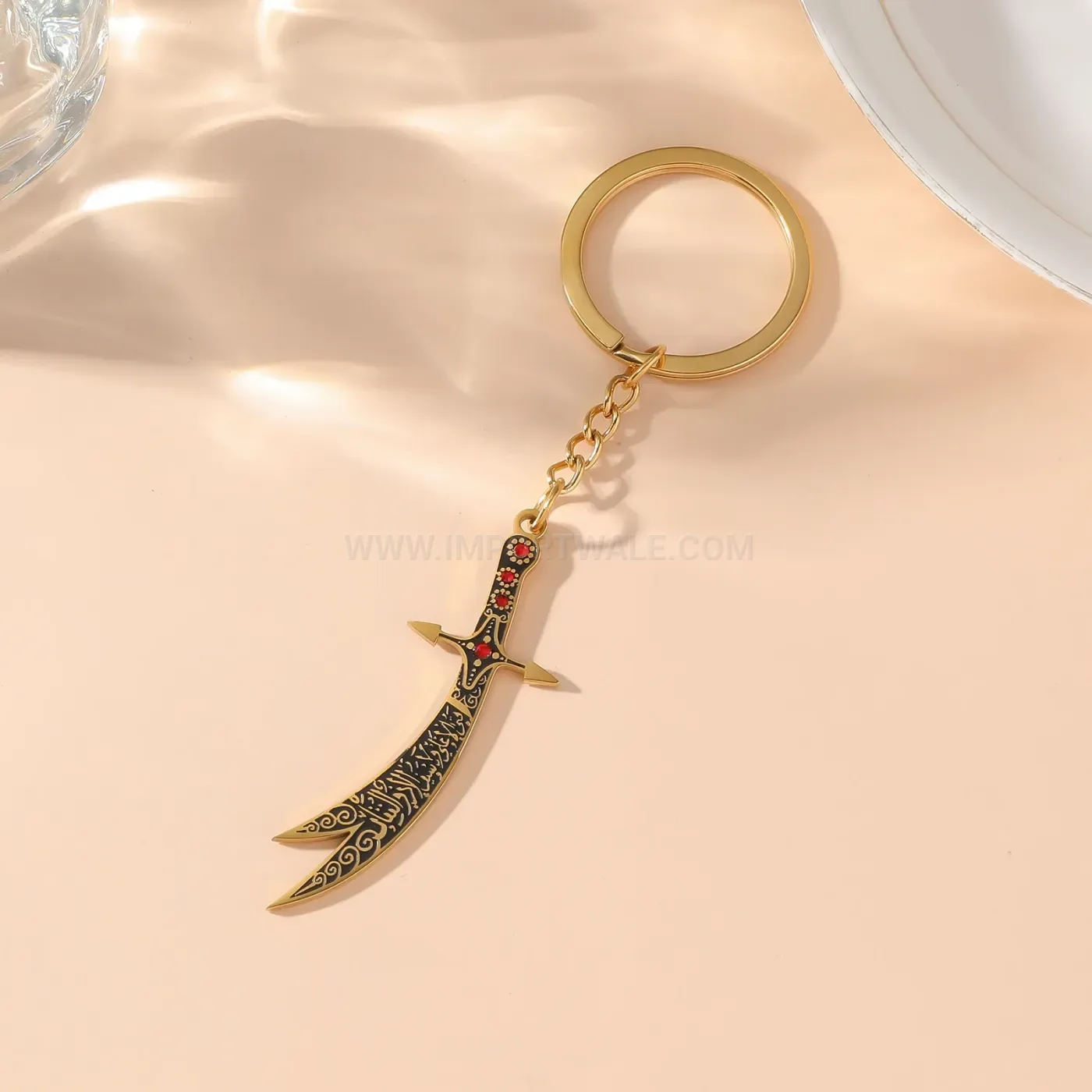 Stainless Steel Zulfiqar Sword Pendant Islamic Keychain