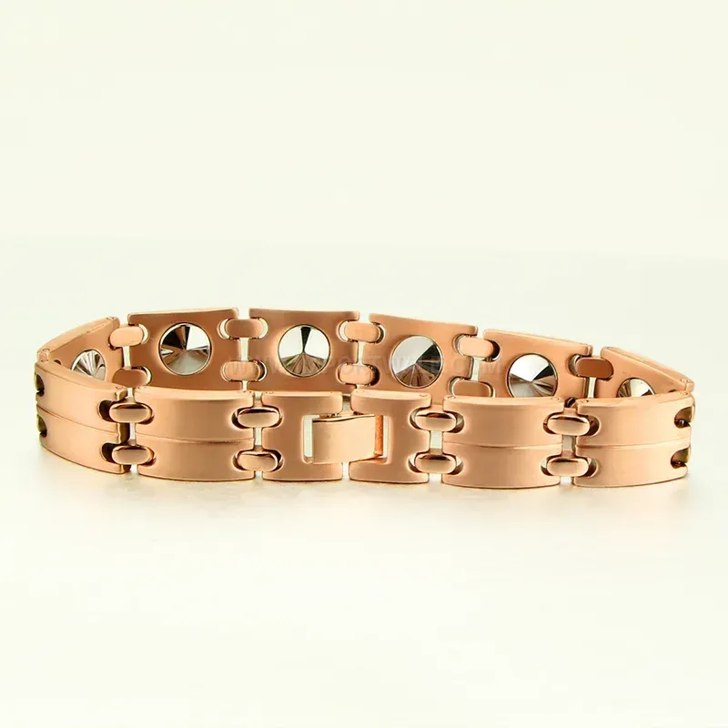 Chic Rose Gold Pure Titanium Bio Magnetic Bracelet