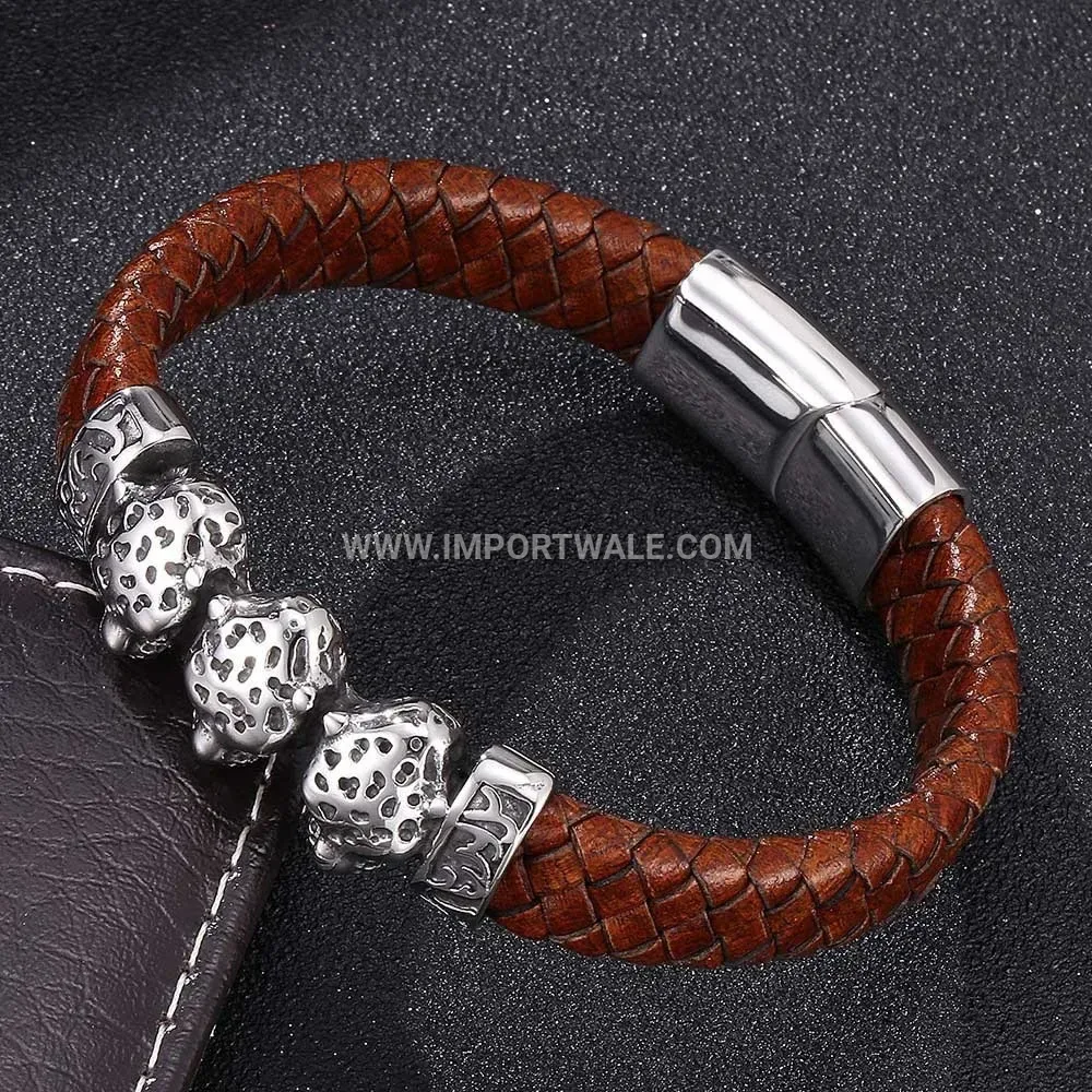 Stainless Steel Carbon Fiber Magnetic Energy Bracelet