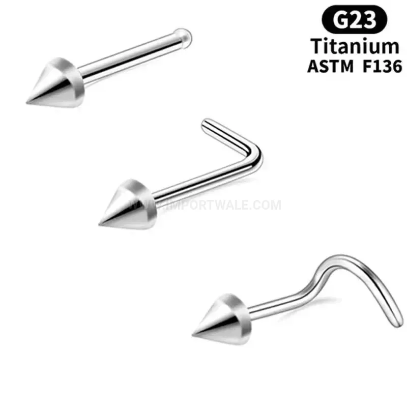 Stylish Titanium Geometric Cartilage Stud Piercing Earring