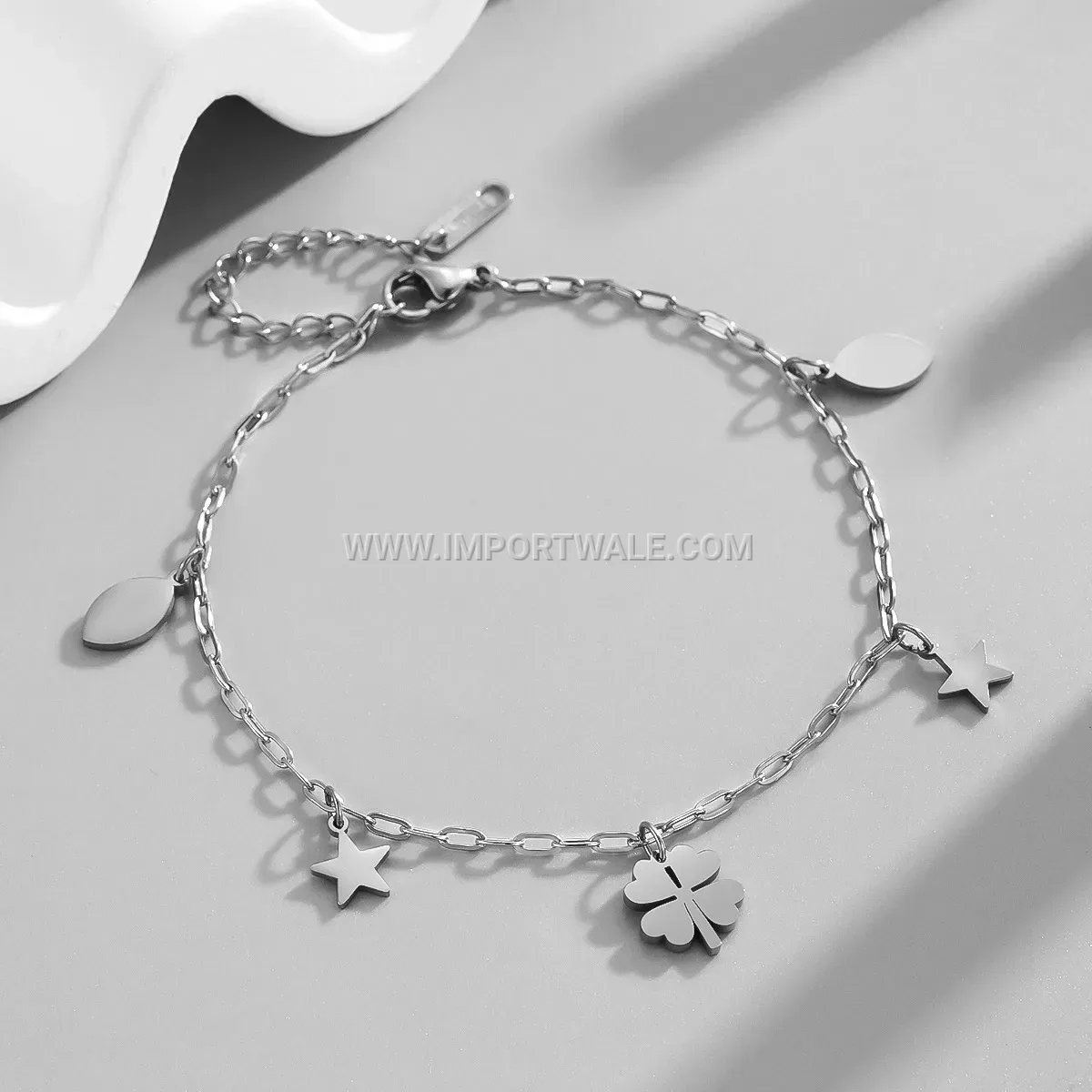 Gold Plated Bell Flower Premium Anklet Anti Tarnish