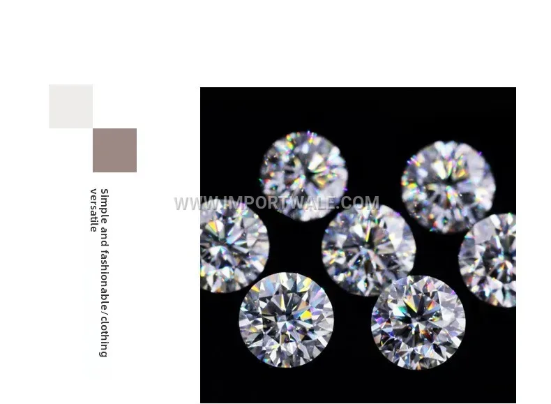18K Gold Plated Zircon Stainless Steel Stud Earrings