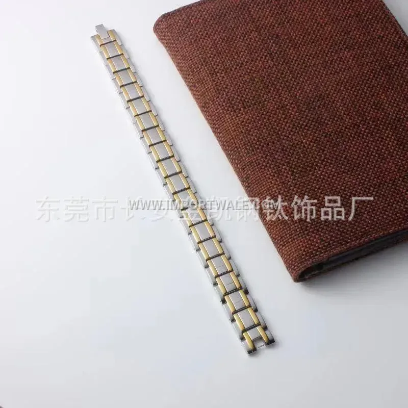 Men's Modern Stainless Steel Magnetic Link Bracelet