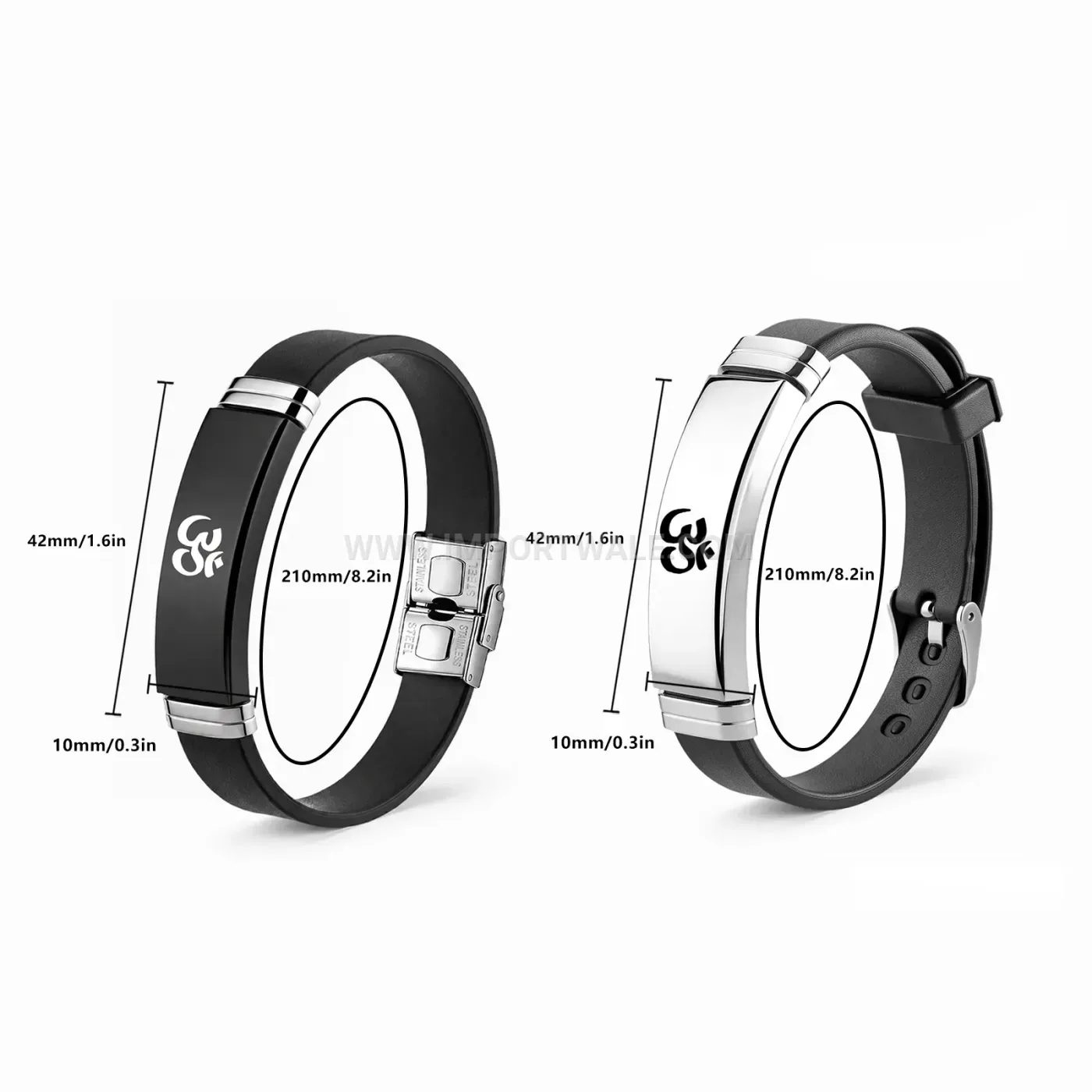 Minimalist Stainless Steel U Shaped Bangle Bracelet
