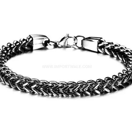 Double Layer Keel Chain Stainless Steel Bracelet