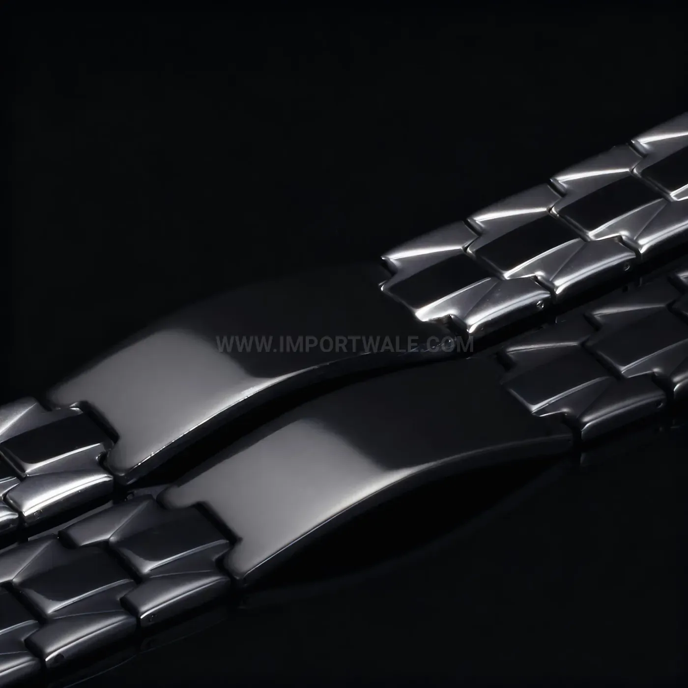 Unisex Minimalist Stainless Steel Engravable ID Link Bracelet