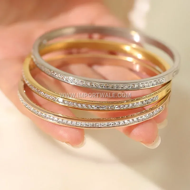 Dual Tone Multi Strand Faux Leather Wrap Bracelet
