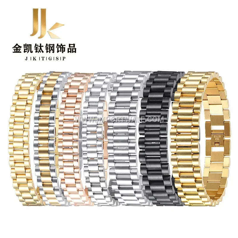 Sleek Minimalist Watch Band Style Titanium Steel Bracelet