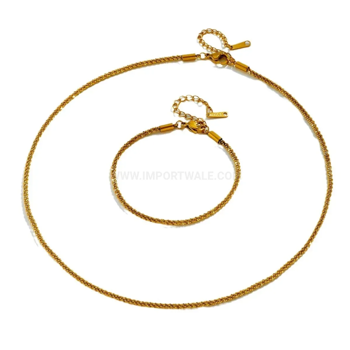 Modern Shimmering Stainless Steel Starry Chain Link Choker Necklace
