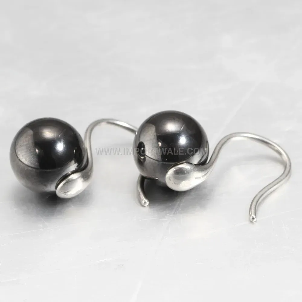 Minimalist Ceramic Accent Stainless Steel Stud Earrings