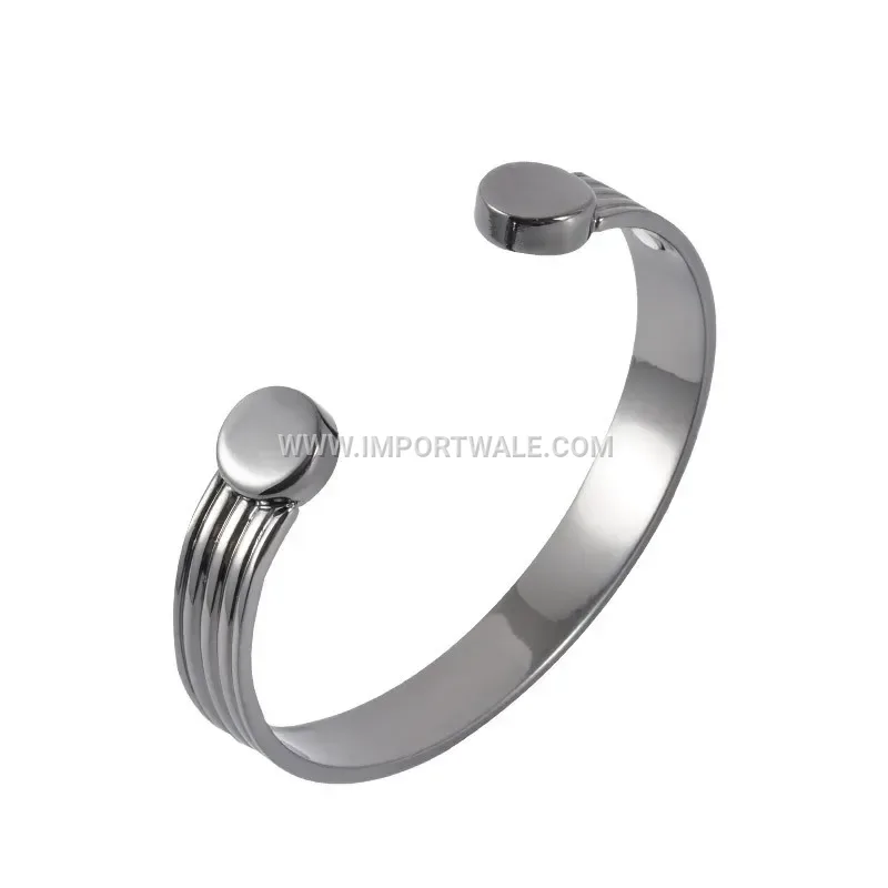 Unisex Vintage Titanium Steel Magnetic Energy Bracelet