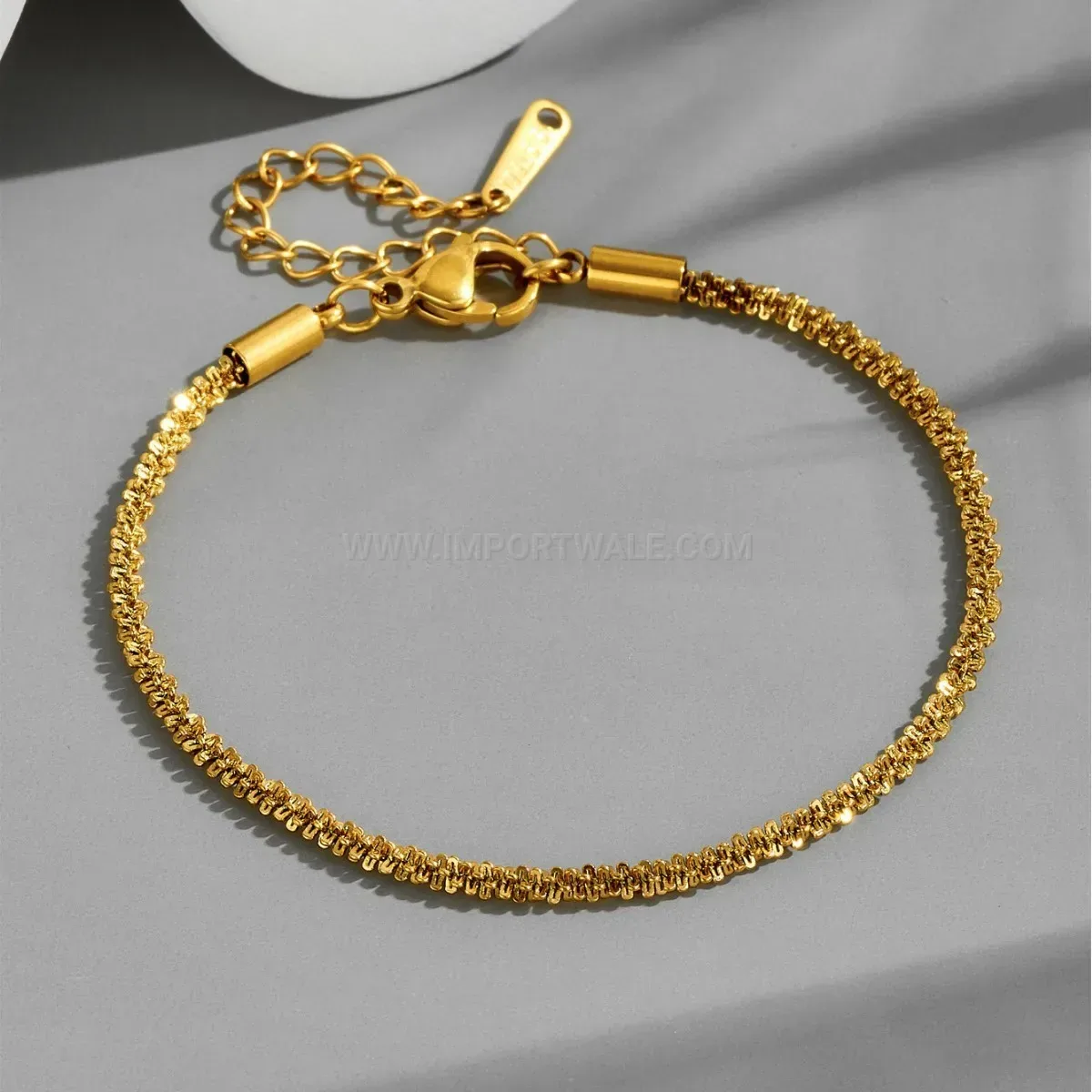 Modern Shimmering Stainless Steel Starry Chain Link Choker Necklace
