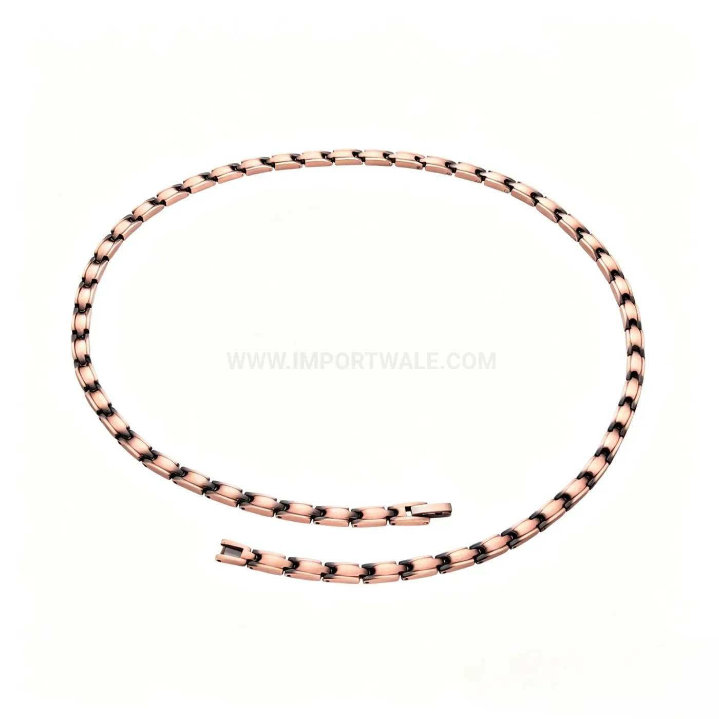 Elegant Woven Pure Copper Bio Energy Chain Necklace