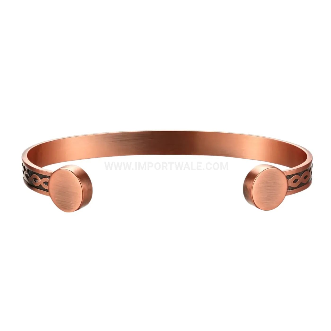 Vintage Fish Pattern Adjustable Magnetic Alloy Bio Bracelet