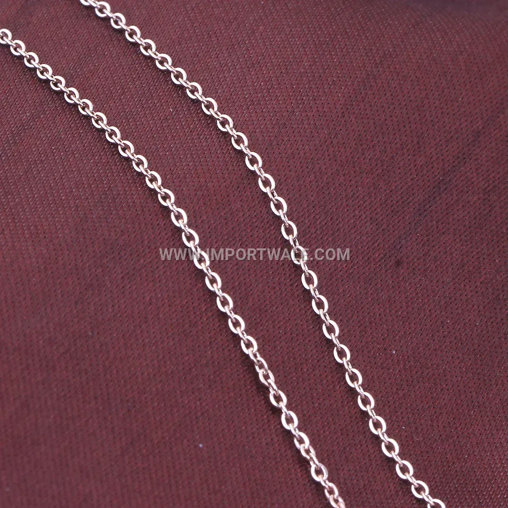 Rose Gold Stainless Steel Safety Pin Pendant Love Necklace