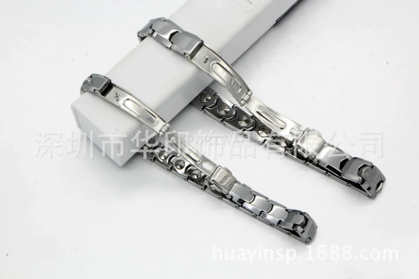 Minimalist Tungsten Steel Watch-Clasp Magnetic Bracelet