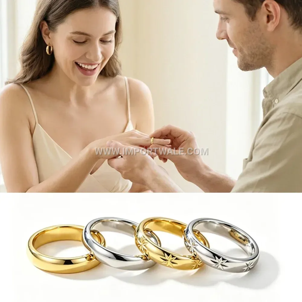 Stainless Steel Ice Crystal Flower Band