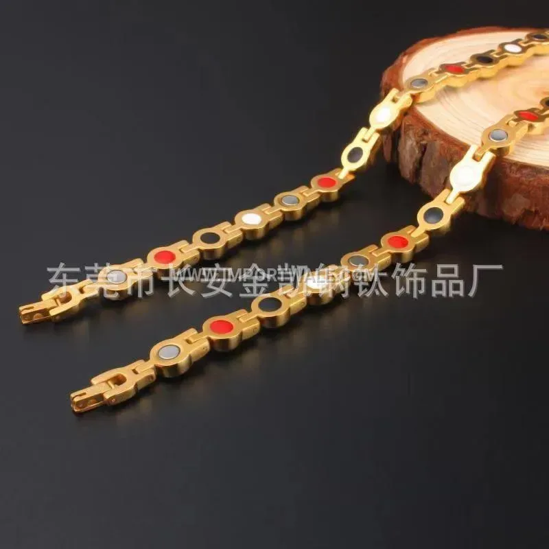 Stainless Steel Bio Magnetic Chain Bracelet for Women