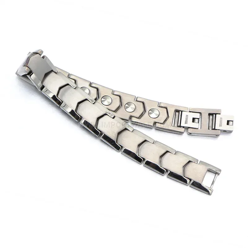 Modern Classic Unisex Stainless Steel Bio Magnetic Bracelet