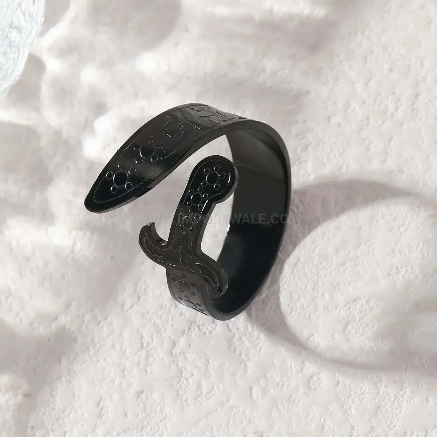 Designer Zulfiqar Sword Stainless Steel Islamic Motif Ring