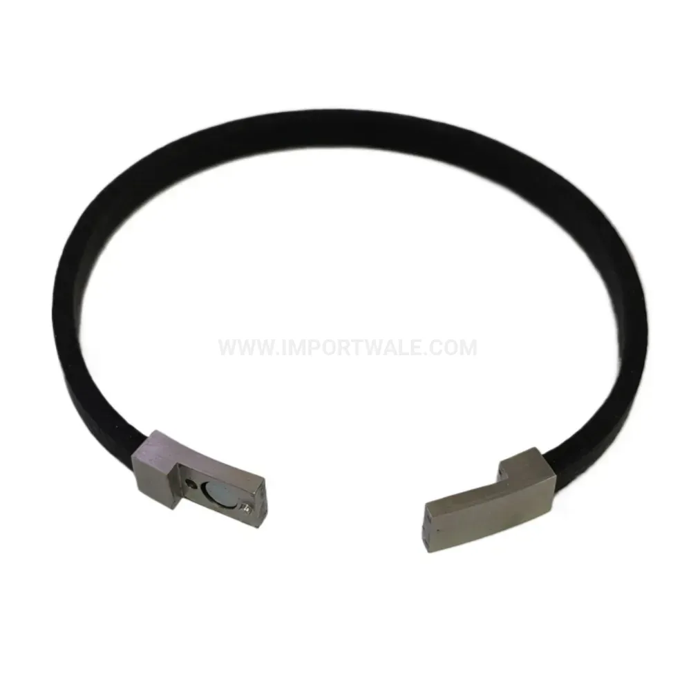 Minimalist Leather Band Bracelet with Stainless Steel Clasp