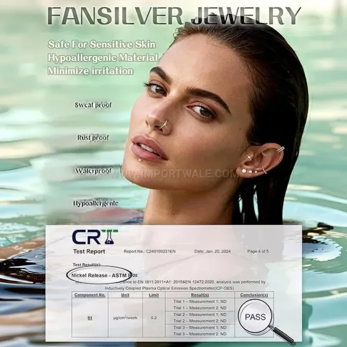 Stylish Sleek Geometric Stainless Steel Body Piercing Stud Set