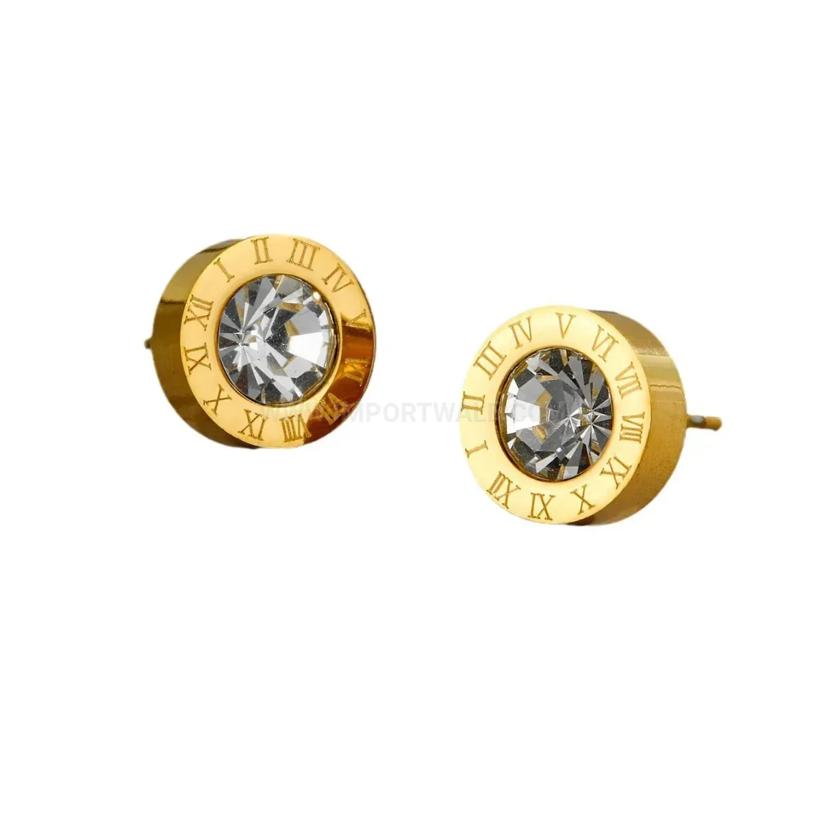 Minimalist Mother of Pearl Clover Titanium Steel Stud Earrings
