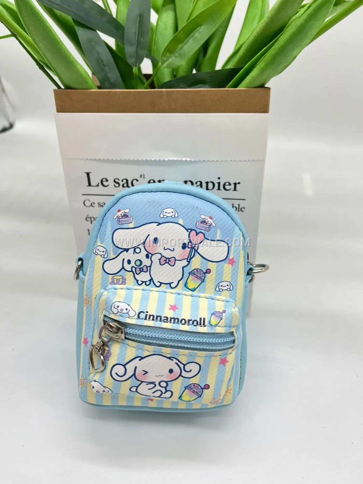 Mini Backpack Earphone Pouch Charm
