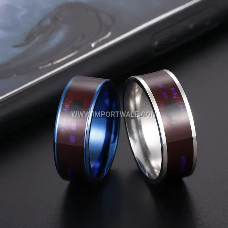 Geometric Stainless Steel NFC Smart Band