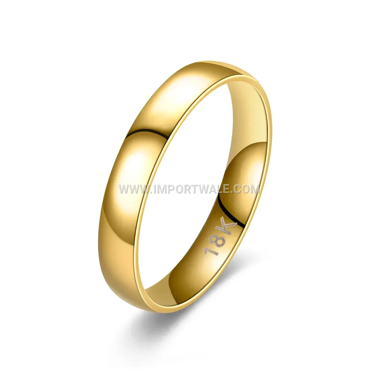 Minimalist Engraved Stainless Steel Band Ring